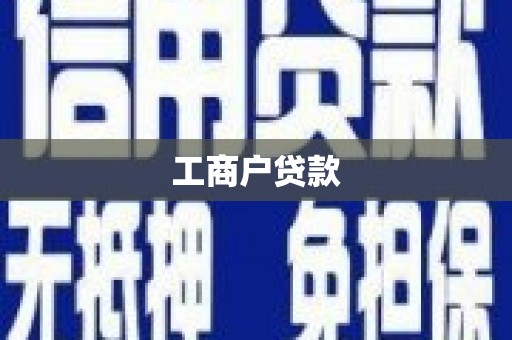 定海工商户贷款