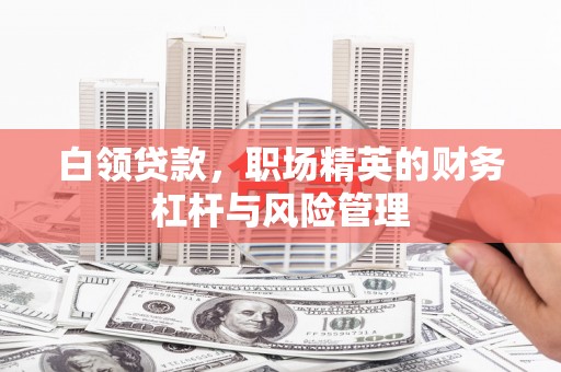 定海白领贷款，职场精英的财务杠杆与风险管理