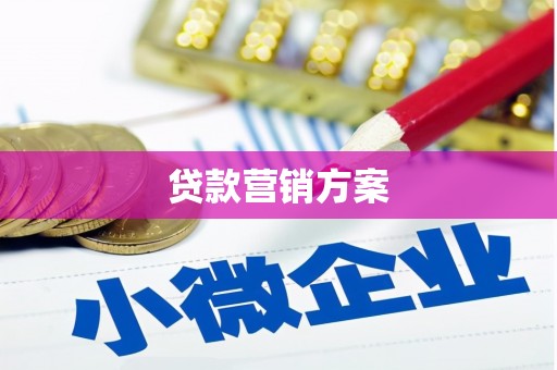 定海贷款营销方案