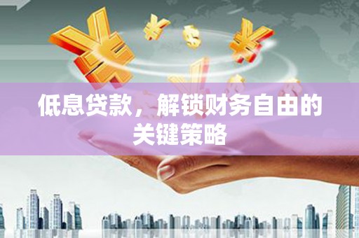 定海低息贷款，解锁财务自由的关键策略