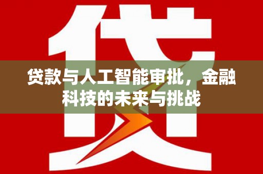 定海贷款与人工智能审批，金融科技的未来与挑战