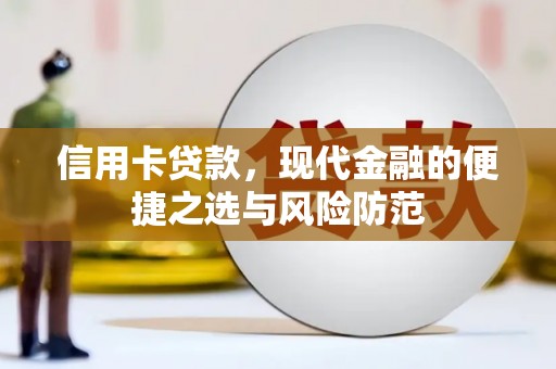 定海信用卡贷款，现代金融的便捷之选与风险防范