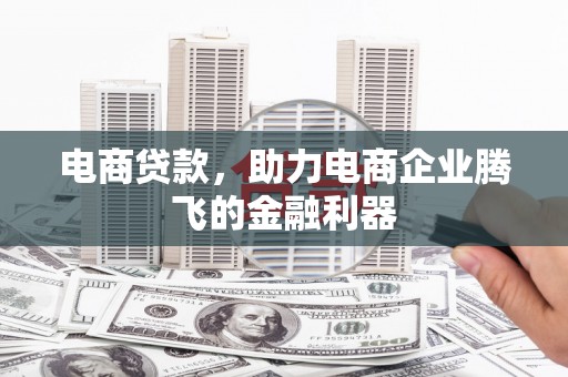 定海电商贷款，助力电商企业腾飞的金融利器