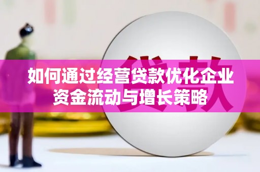 定海如何通过经营贷款优化企业资金流动与增长策略