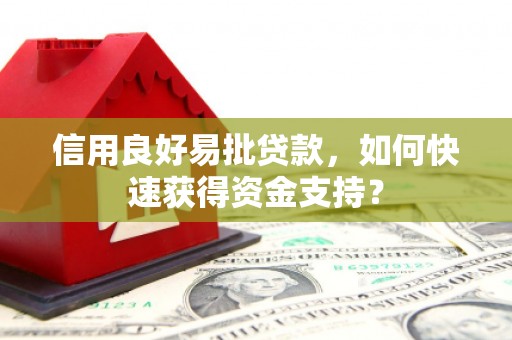 定海信用良好易批贷款，如何快速获得资金支持？