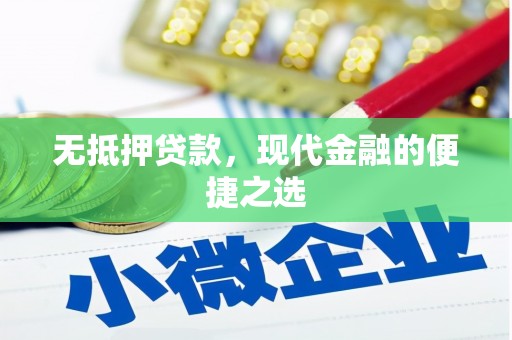 定海无抵押贷款，现代金融的便捷之选