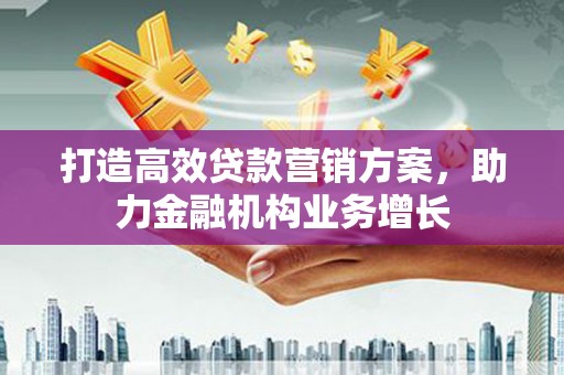 定海打造高效贷款营销方案，助力金融机构业务增长