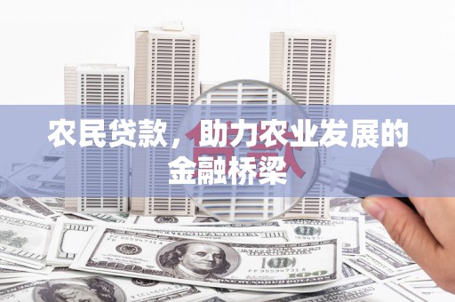 定海农民贷款，助力农业发展的金融桥梁