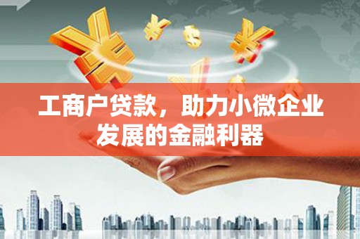 定海工商户贷款，助力小微企业发展的金融利器