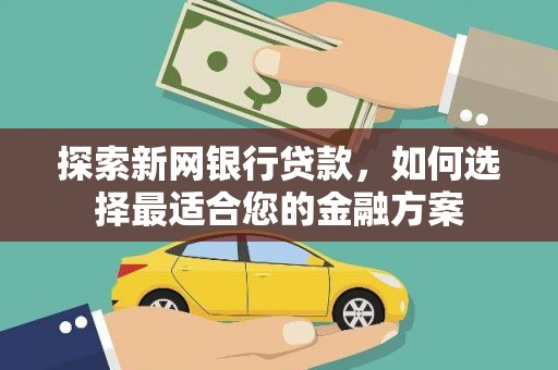 定海探索新网银行贷款，如何选择最适合您的金融方案