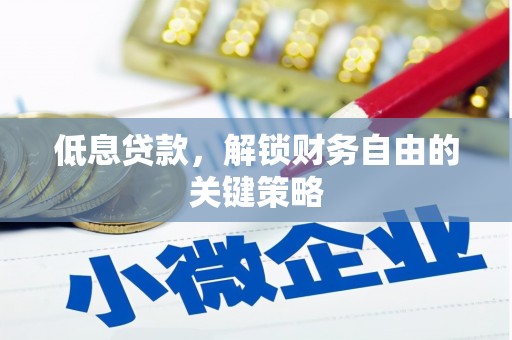 定海低息贷款，解锁财务自由的关键策略