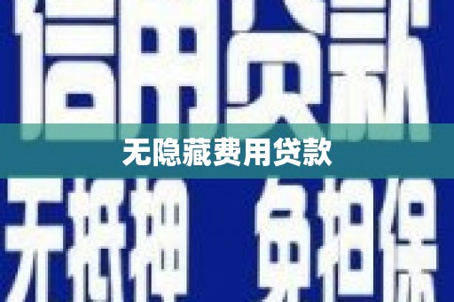 定海无隐藏费用贷款