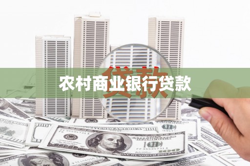定海农村商业银行贷款