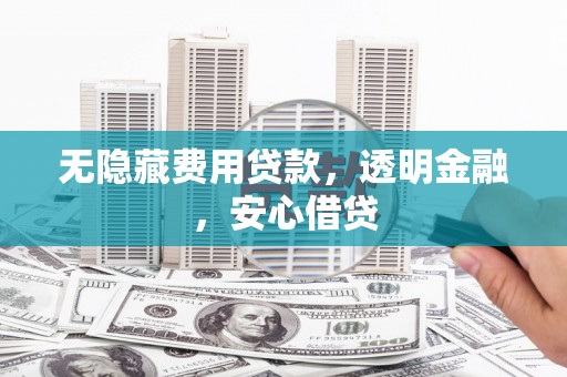 定海无隐藏费用贷款，透明金融，安心借贷
