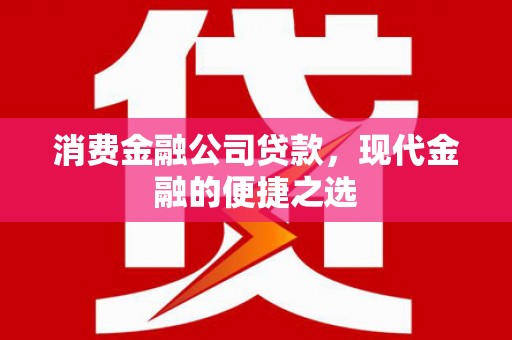定海消费金融公司贷款，现代金融的便捷之选