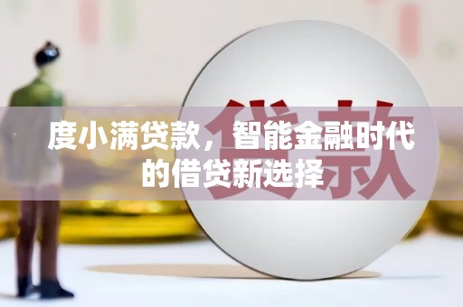 定海度小满贷款，智能金融时代的借贷新选择