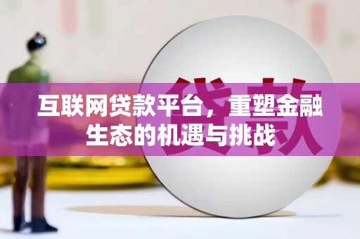 定海互联网贷款平台，重塑金融生态的机遇与挑战