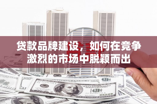 定海贷款品牌建设，如何在竞争激烈的市场中脱颖而出