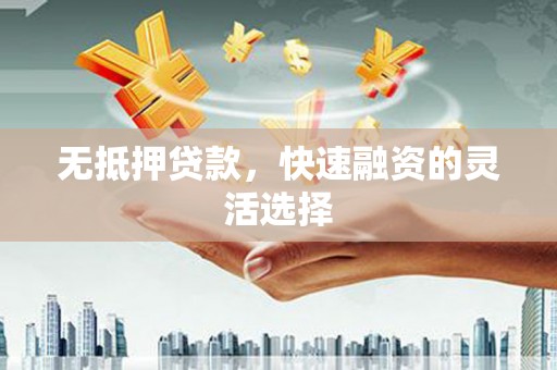 定海无抵押贷款，快速融资的灵活选择