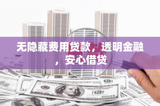 定海无隐藏费用贷款，透明金融，安心借贷
