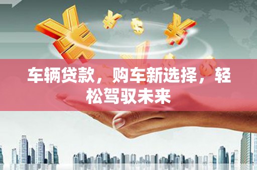 定海车辆贷款，购车新选择，轻松驾驭未来