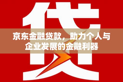 定海京东金融贷款，助力个人与企业发展的金融利器