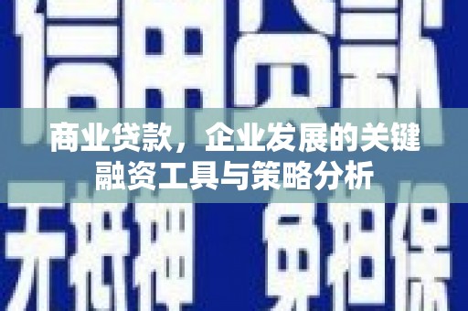 定海商业贷款，企业发展的关键融资工具与策略分析