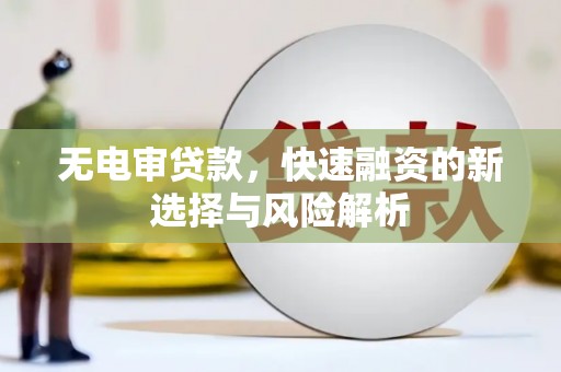 定海无电审贷款，快速融资的新选择与风险解析