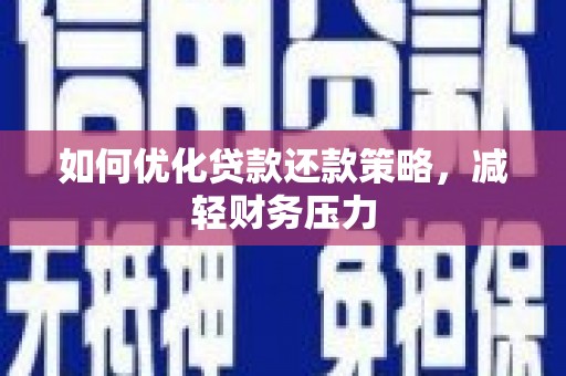 定海如何优化贷款还款策略，减轻财务压力