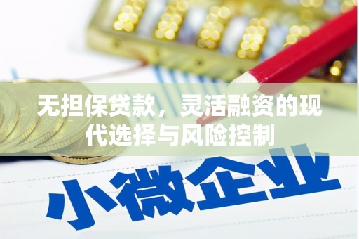 定海无担保贷款，灵活融资的现代选择与风险控制