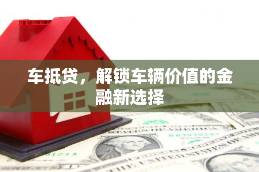 定海车抵贷，解锁车辆价值的金融新选择
