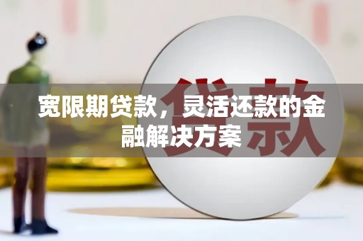 定海宽限期贷款，灵活还款的金融解决方案