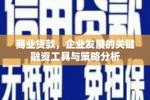 定海商业贷款，企业发展的关键融资工具与策略分析