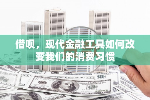 定海借呗，现代金融工具如何改变我们的消费习惯