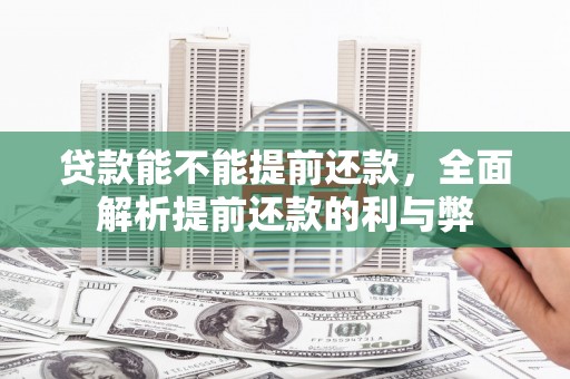定海贷款能不能提前还款，全面解析提前还款的利与弊
