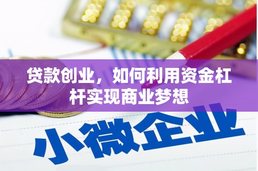定海贷款创业，如何利用资金杠杆实现商业梦想