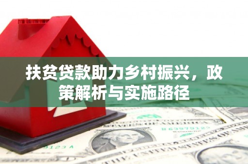 定海扶贫贷款助力乡村振兴，政策解析与实施路径