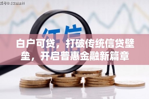 定海白户可贷，打破传统信贷壁垒，开启普惠金融新篇章