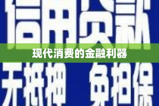 定海现代消费的金融利器