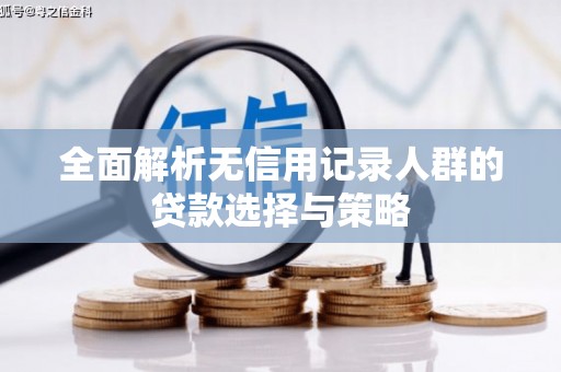 定海全面解析无信用记录人群的贷款选择与策略