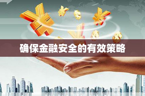 定海确保金融安全的有效策略