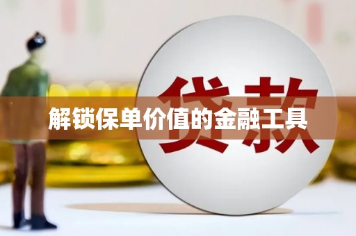 定海解锁保单价值的金融工具