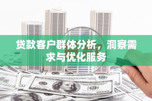 定海贷款客户群体分析，洞察需求与优化服务